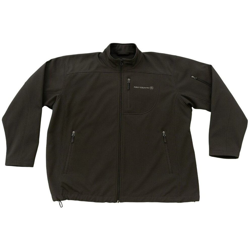 Free Country Men’s Black Softshell Jacket – Size 3XL Warm Winter Outerwear